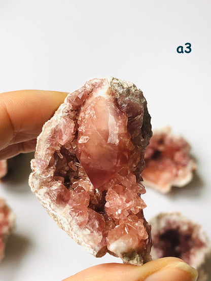 Pink Amethyst Geode Crystal, AAA Grade Pink Amethyst Geode from Argentina, Pink Amethyst Rough Geode, One Piece B4-1 Home Decor