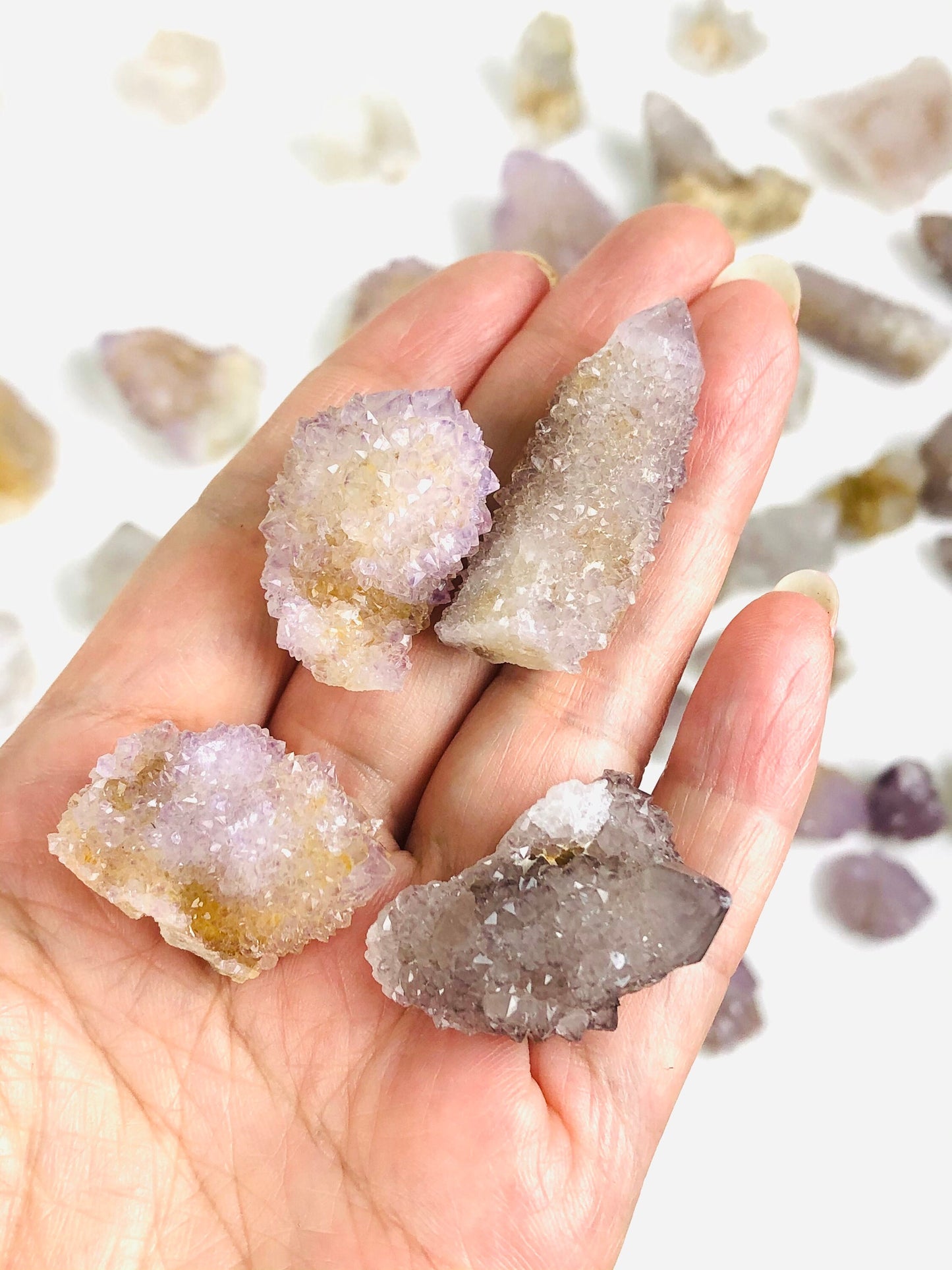 One Spirit Quartz Cluster, spirit amethyst, fairy quartz, spirit quartz point, smokey spirit quartz, citrine spirit quartz