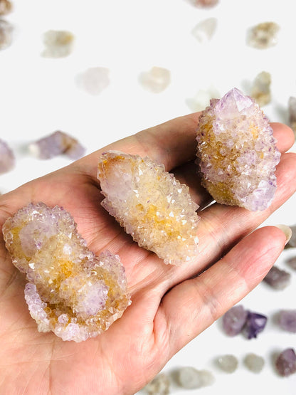 One Spirit Quartz Cluster, spirit amethyst, fairy quartz, spirit quartz point, smokey spirit quartz, citrine spirit quartz