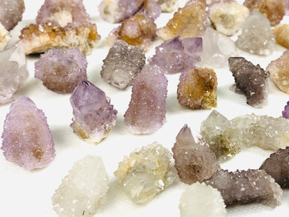 One Spirit Quartz Cluster, spirit amethyst, fairy quartz, spirit quartz point, smokey spirit quartz, citrine spirit quartz