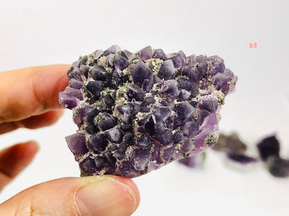 Rare Amethyst with Pyrite Specimens, Amethyst and Pyrite Mineral Specimen,  Raw Amethyst Cluster with Pyrite , Rare Mineral Specimen