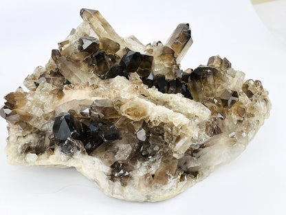 3.77kg Smoky Quartz Cluster