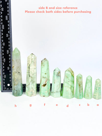 Rare Chrysoprase Tower