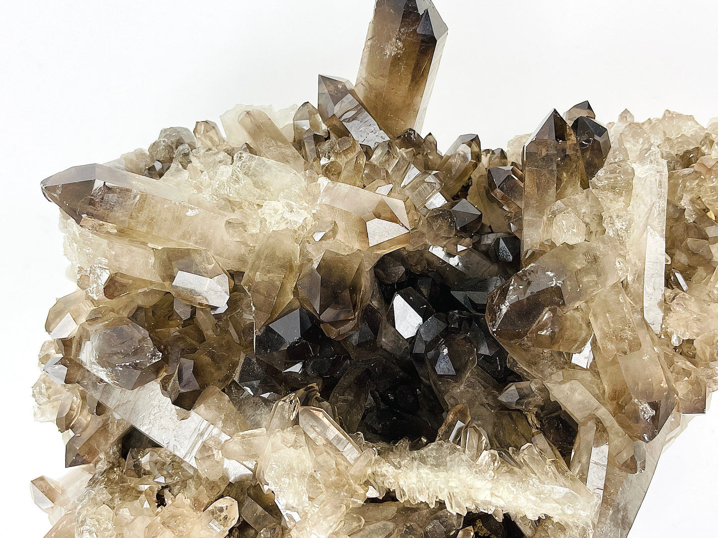 3.77kg Smoky Quartz Cluster