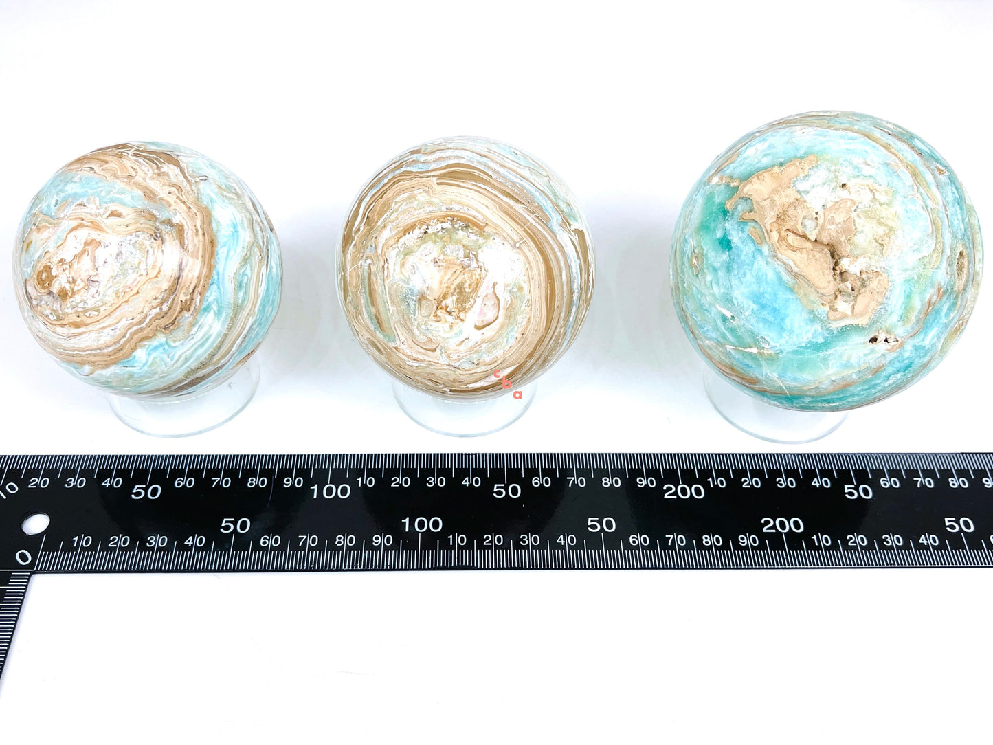 Blue Aragonite Spheres