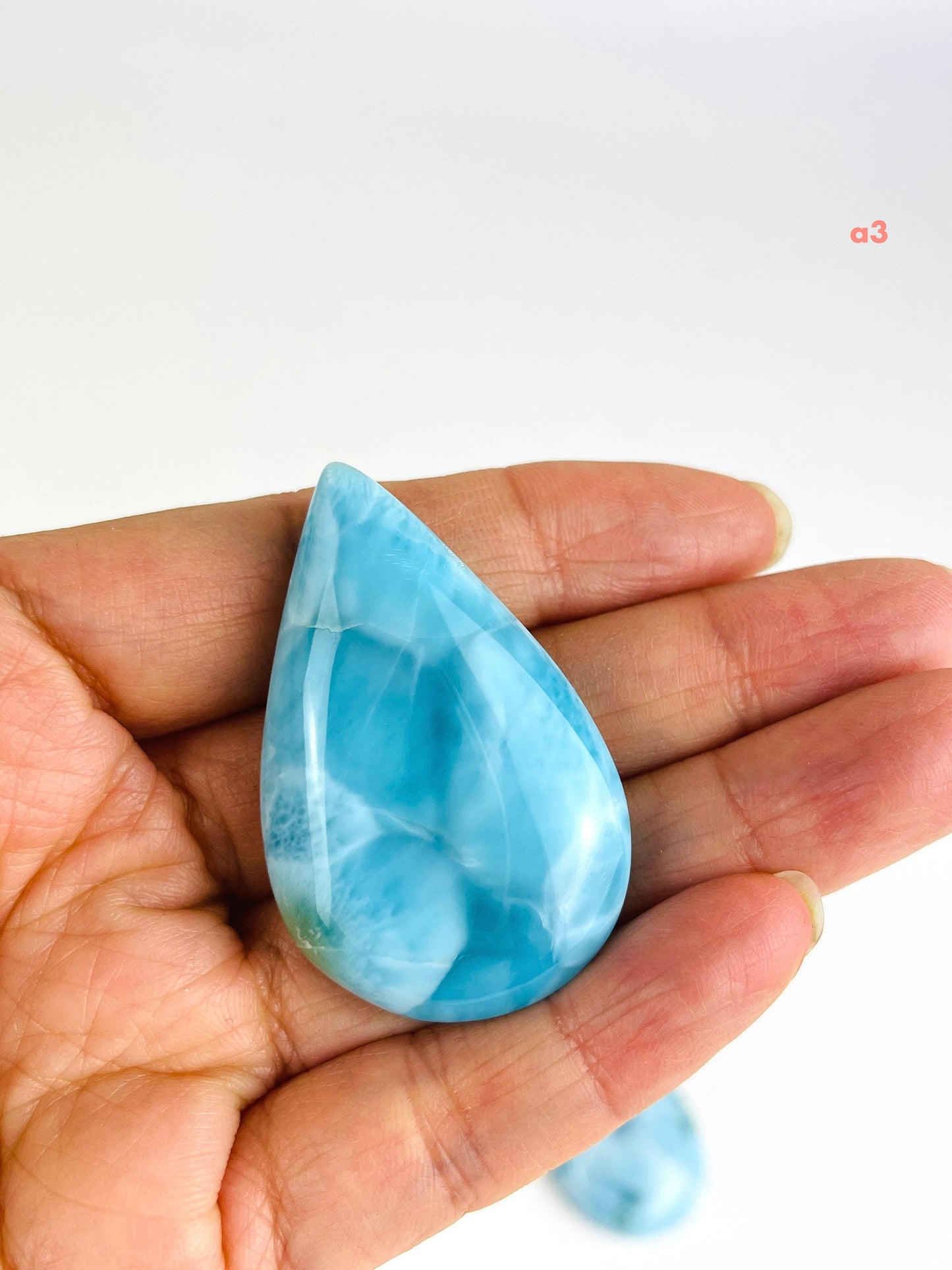 Larimar Cabochon, AAA Grade Natural Larimar Cabochon, High Quality Larimar, Larimar Jewellery DIY, Crystal Gift