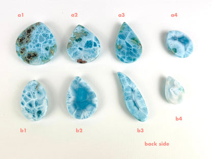 Larimar Cabochon, AAA Grade Natural Larimar Cabochon, High Quality Larimar, Larimar Jewellery DIY, Crystal Gift