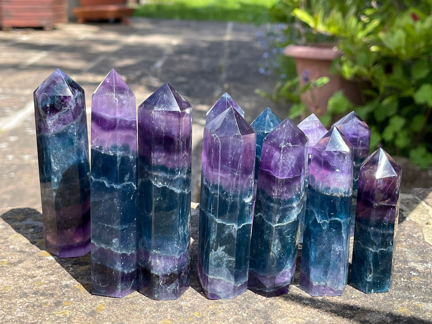 Rainbow Fluorite Point, High Quality Fluorite Wand, Large Fluorite Tower, Fluorite Crystal, Polished Fluorite, Rainbow Fluorite Crystal