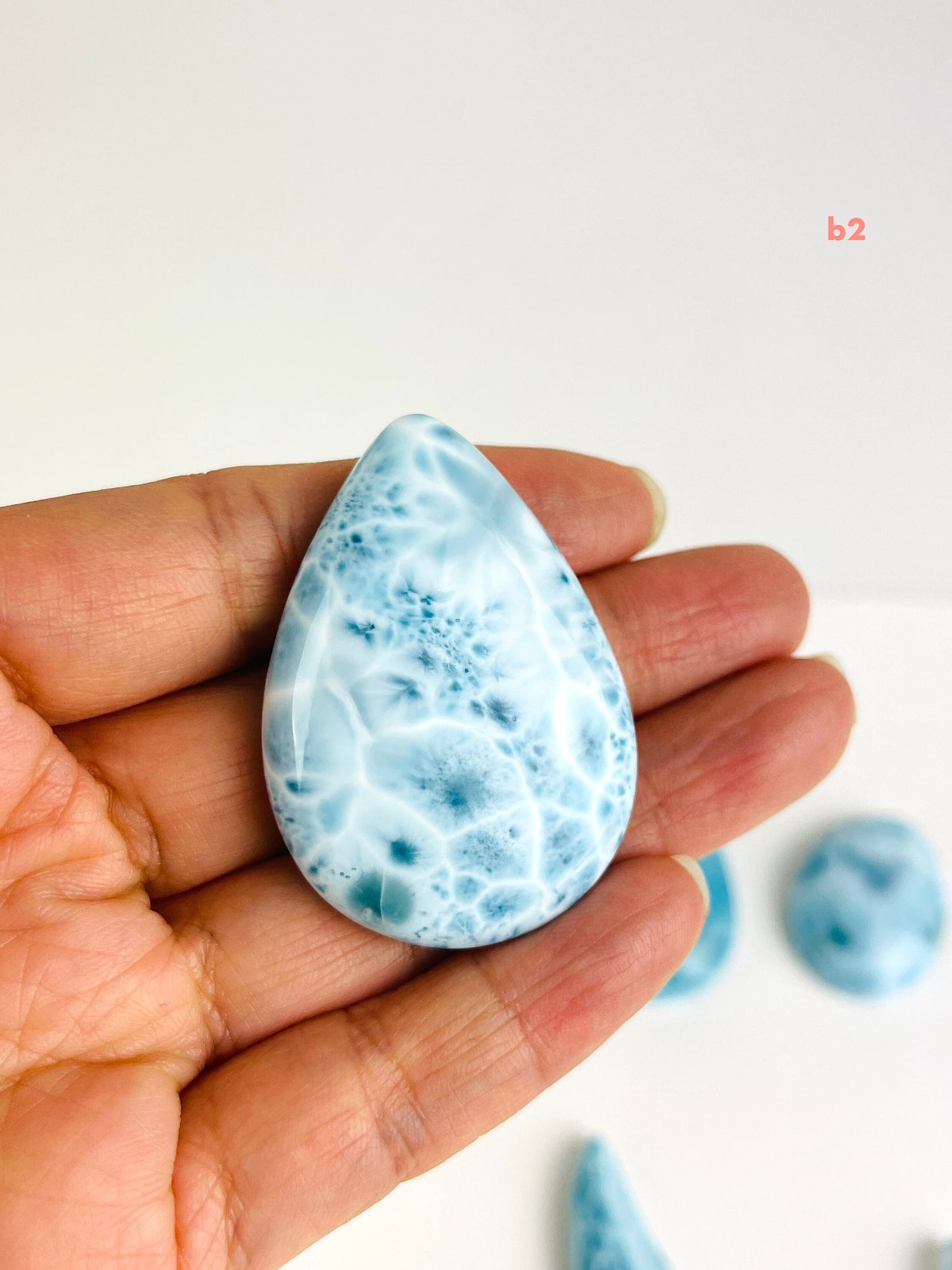 Larimar Cabochon, AAA Grade Natural Larimar Cabochon, High Quality Larimar, Larimar Jewellery DIY, Crystal Gift