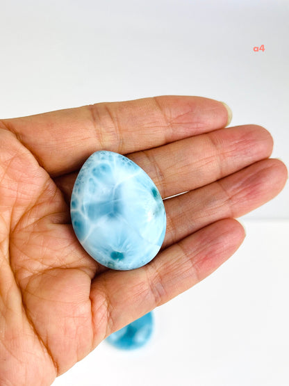 Larimar Cabochon, AAA Grade Natural Larimar Cabochon, High Quality Larimar, Larimar Jewellery DIY, Crystal Gift