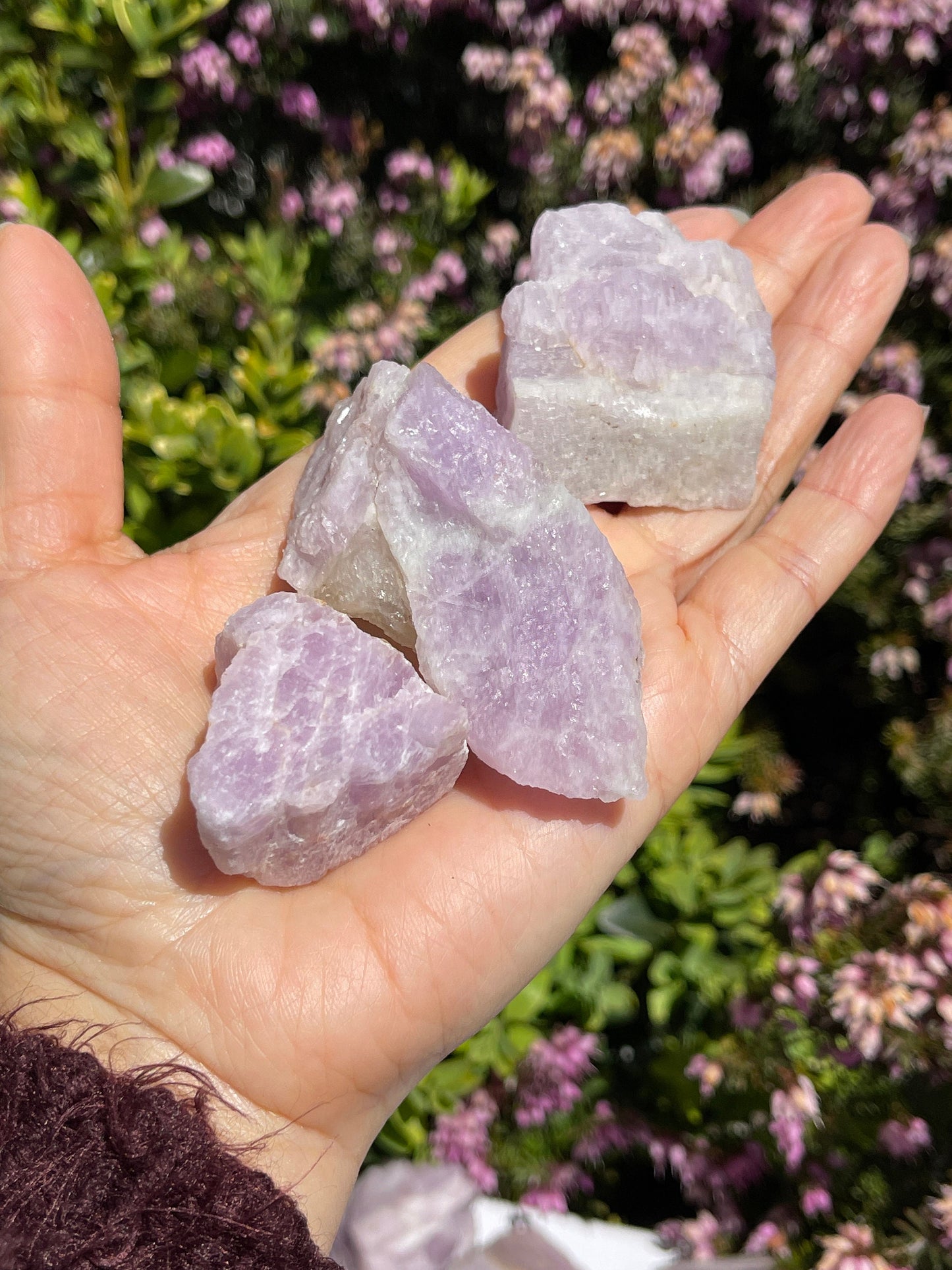 Kunzite Raw Stone, Rough Kunzite, Natural Kunzite Healing Crystal,  Large Kunzite Chunk Lovers Crystal Gift , Love Crystals