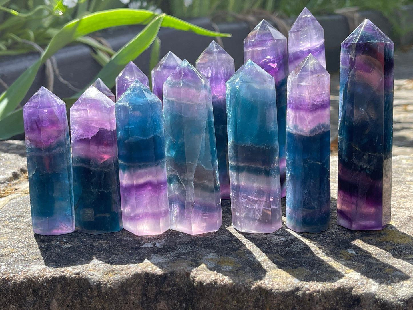 Rainbow Fluorite Point, High Quality Fluorite Wand, Large Fluorite Tower, Fluorite Crystal, Polished Fluorite, Rainbow Fluorite Crystal