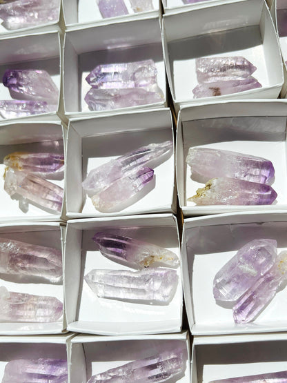 Vera Cruz Amethyst Points, Small Vera Cruz Points 28-40mm , 2 pieces at your choice