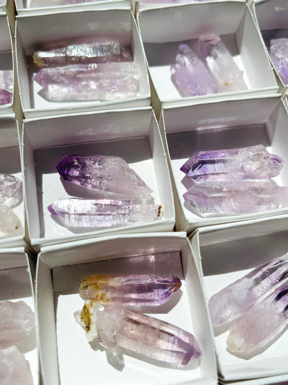 Vera Cruz Amethyst Points, Small Vera Cruz Points 28-40mm , 2 pieces at your choice