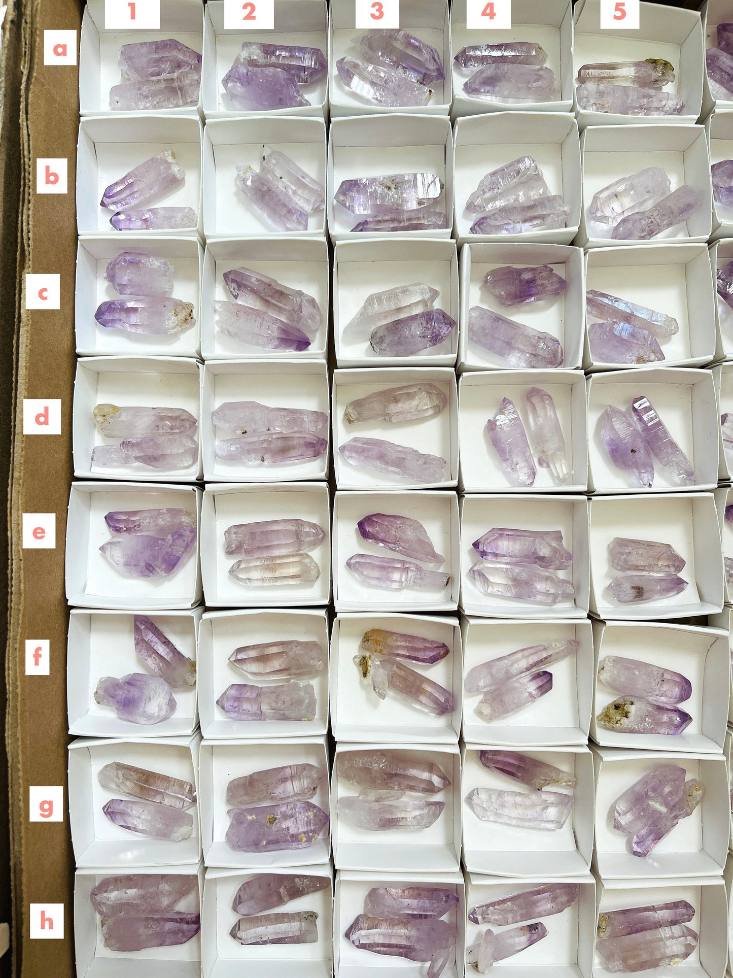 Vera Cruz Amethyst Points, Small Vera Cruz Points 28-40mm , 2 pieces at your choice