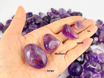 Amethyst Tumbled Stone