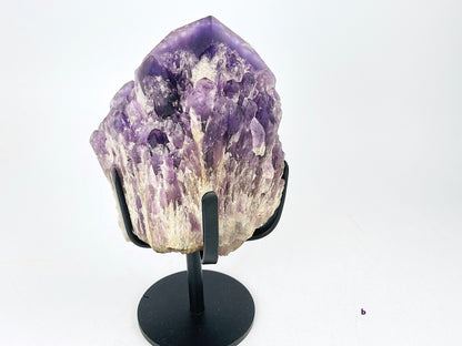 New! Elestial Amethyst, Large Elestial Amethyst Cluster on Stand, Elestial Amethyst Root, Special Amethyst Clusters, Crystal Gift