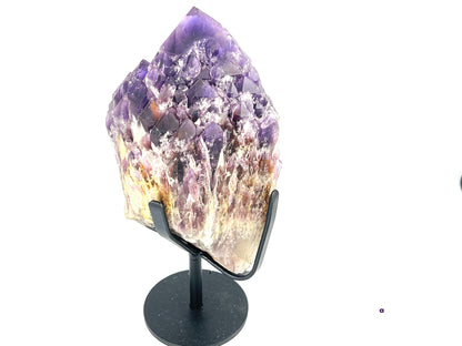 New! Elestial Amethyst, Large Elestial Amethyst Cluster on Stand, Elestial Amethyst Root, Special Amethyst Clusters, Crystal Gift