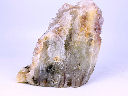 Unique Stalactite, 2.14kg Amethyst Stalactite with Pink Amethyst, Clear pale Amethyst Cluster - Mineral Specimen - Amethyst Specimen