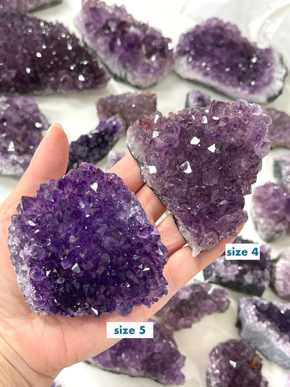 Amethyst Cluster, AAA Quality Raw Amethyst Druzy Cluster