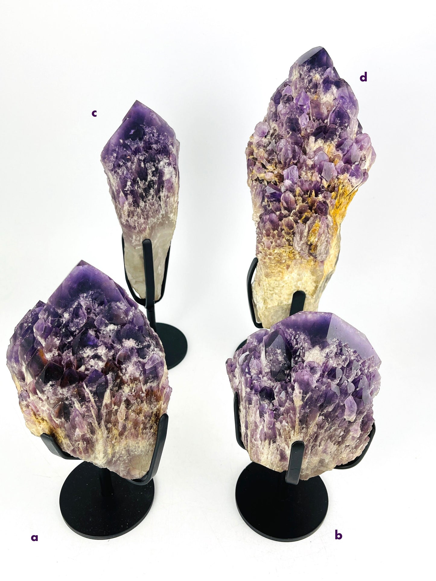 New! Elestial Amethyst, Large Elestial Amethyst Cluster on Stand, Elestial Amethyst Root, Special Amethyst Clusters, Crystal Gift