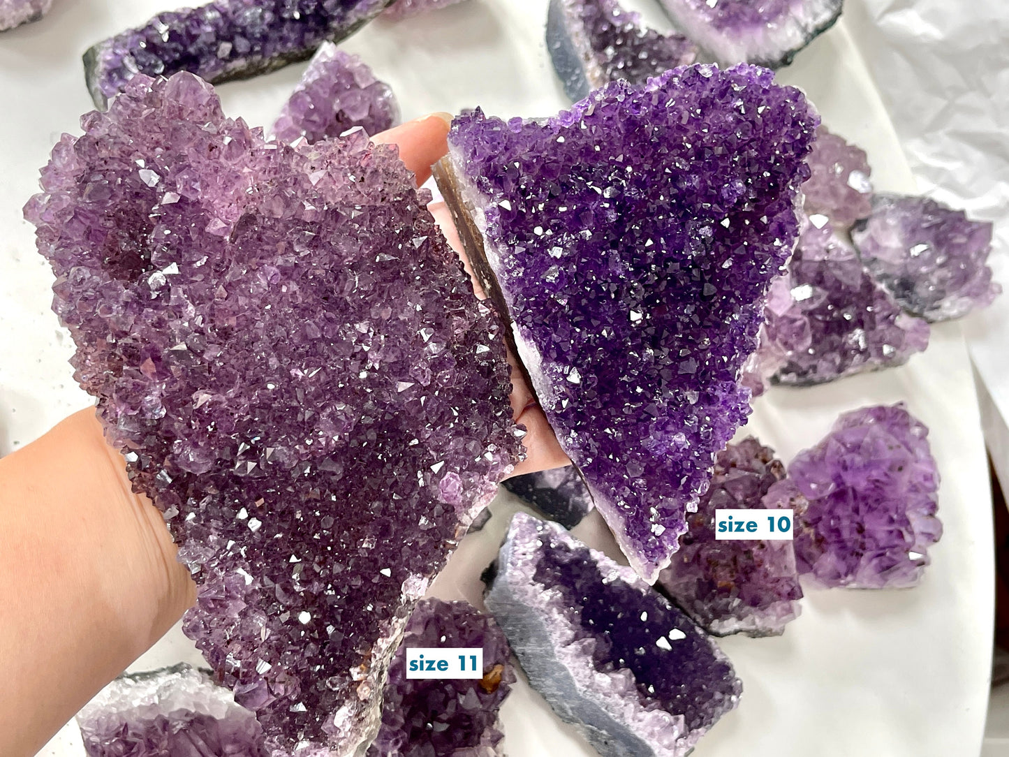 Amethyst Cluster, AAA Quality Raw Amethyst Druzy Cluster