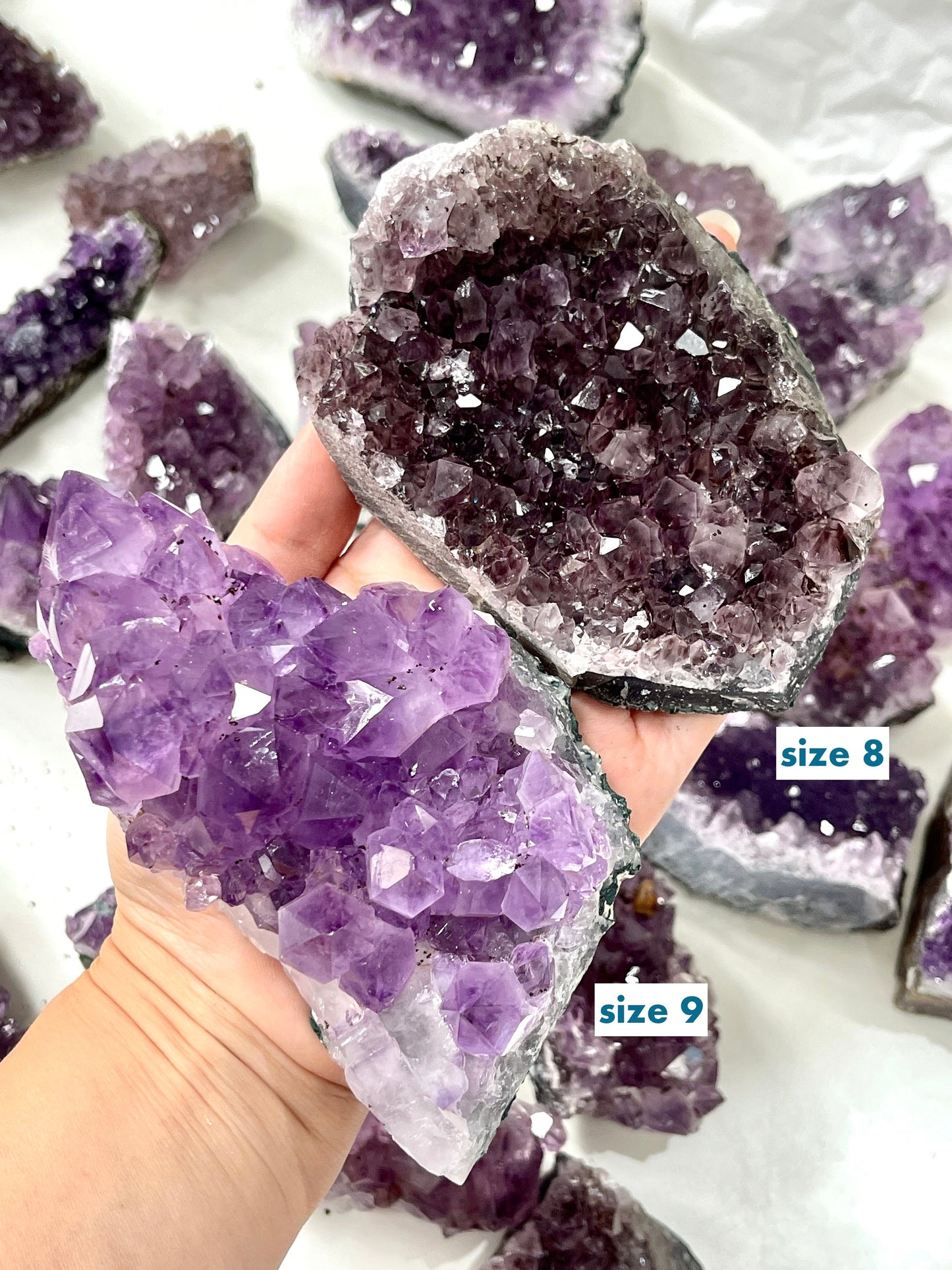 Amethyst Cluster, AAA Quality Raw Amethyst Druzy Cluster