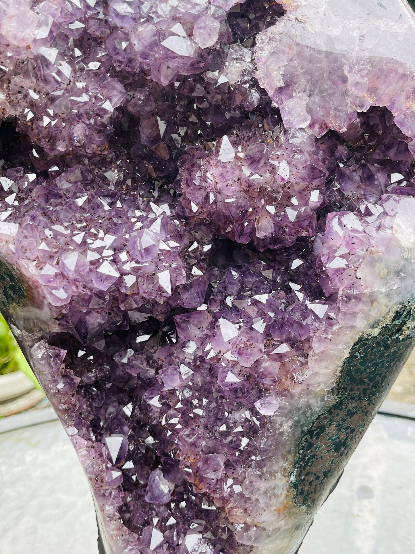 Amethyst Cathedral, 11kg Amethyst Cut base