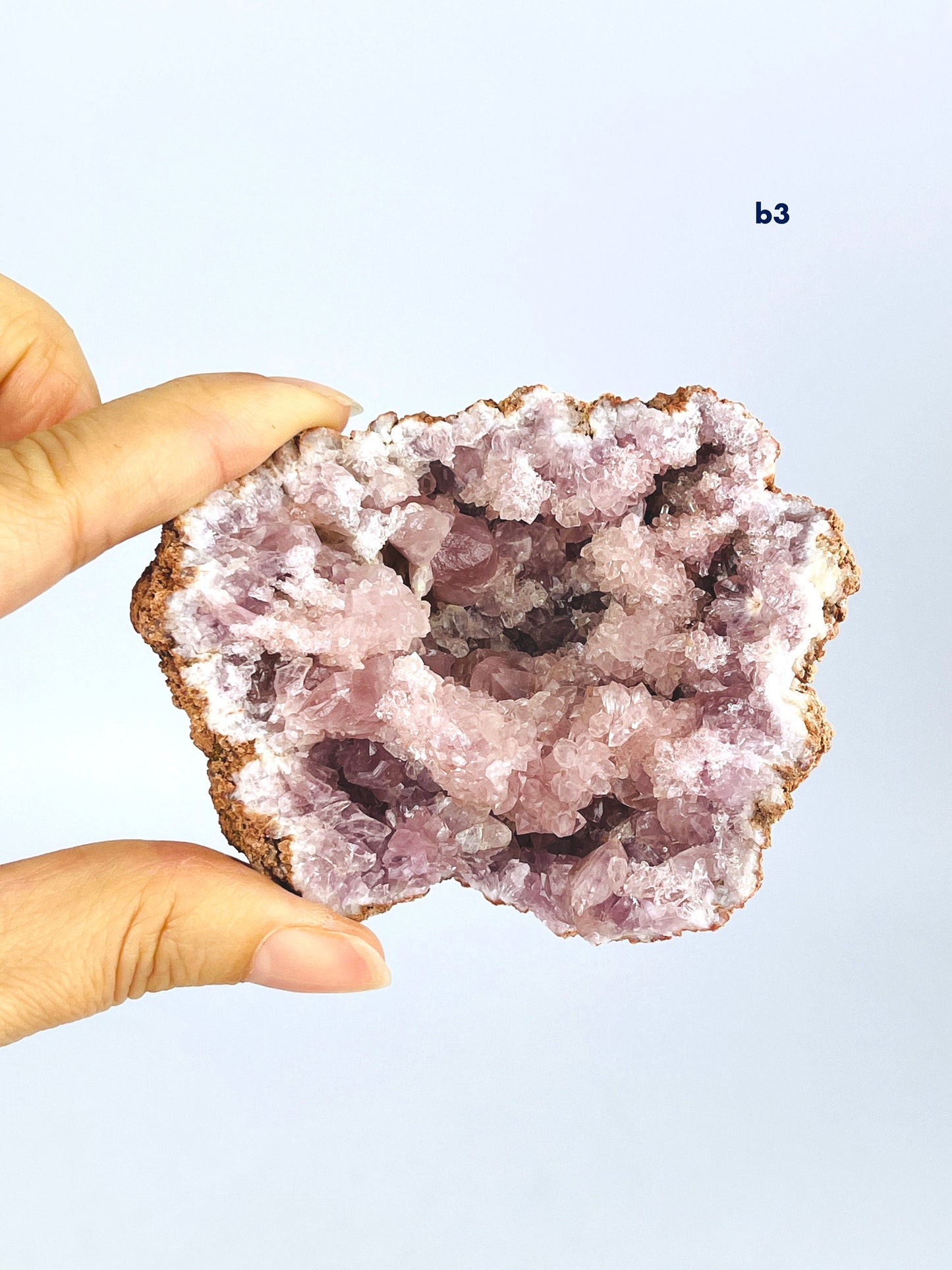 Large Pink Amethyst Geodes, Pink Amethyst, High Quality Pink Amethyst Geode from Argentina, One Piece B8-3