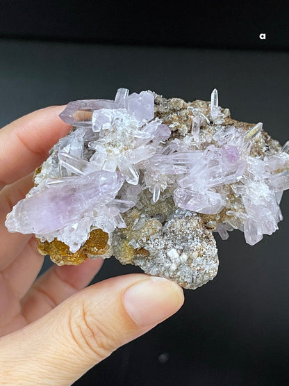 Vera Cruz Amethyst Cluster on Matrix, High Quality Vera Cruz Amethyst Specimen, Vera Cruz Amethyst Point, Natural Vera Cruz Amethyst Crystal