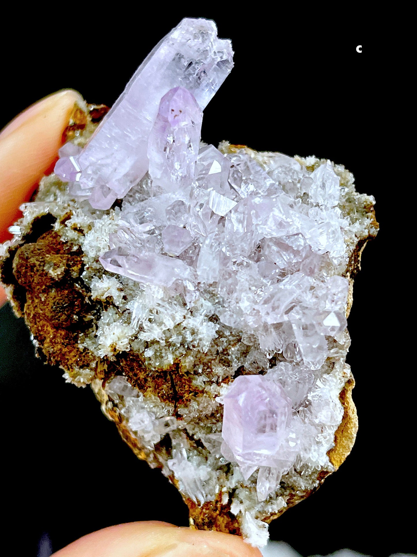 Vera Cruz Amethyst Cluster on Matrix, High Quality Vera Cruz Amethyst Specimen, Vera Cruz Amethyst Point, Natural Vera Cruz Amethyst Crystal