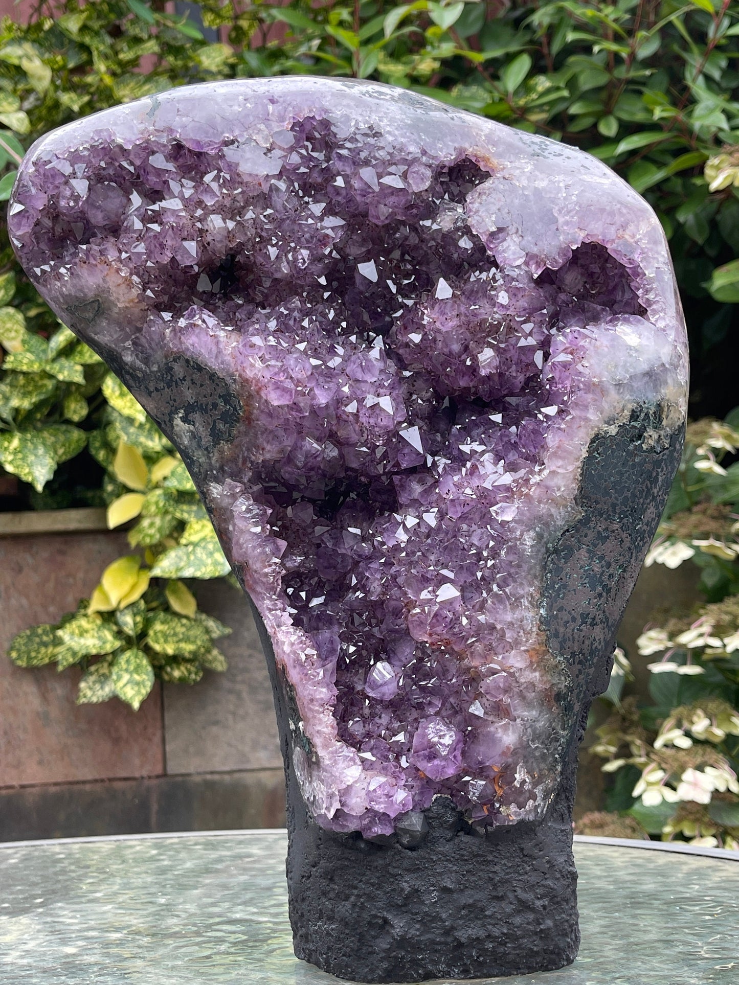 Amethyst Cathedral, 11kg Amethyst Cut base