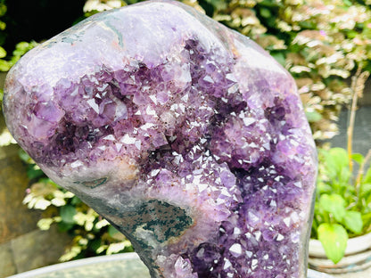 Amethyst Cathedral, 11kg Amethyst Cut base