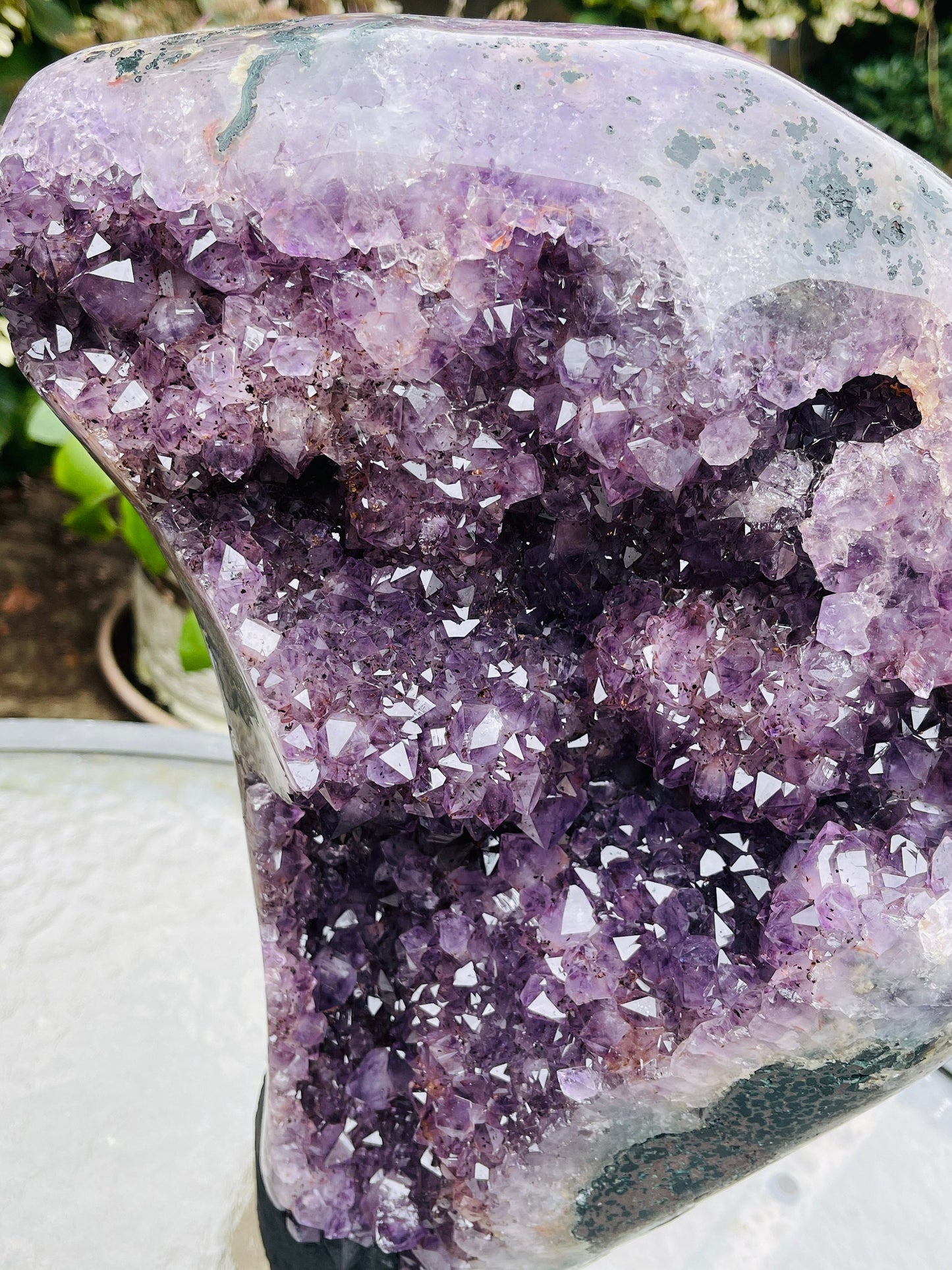 Amethyst Cathedral, 11kg Amethyst Cut base