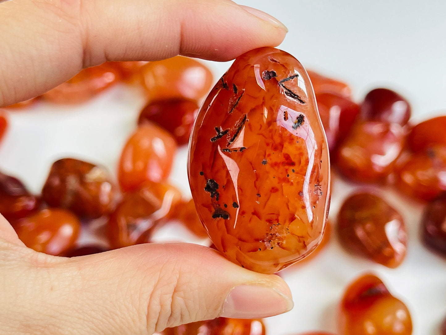 Carnelian Healing Crystal Jumbo Tumble Stone