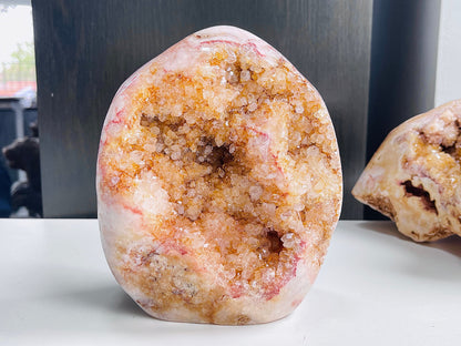 Pink Amethyst Freeform, 2.78kg Super Druzy Pink Amethyst crystal freefrom, amazing Pink Amethyst Freeform Home Decor