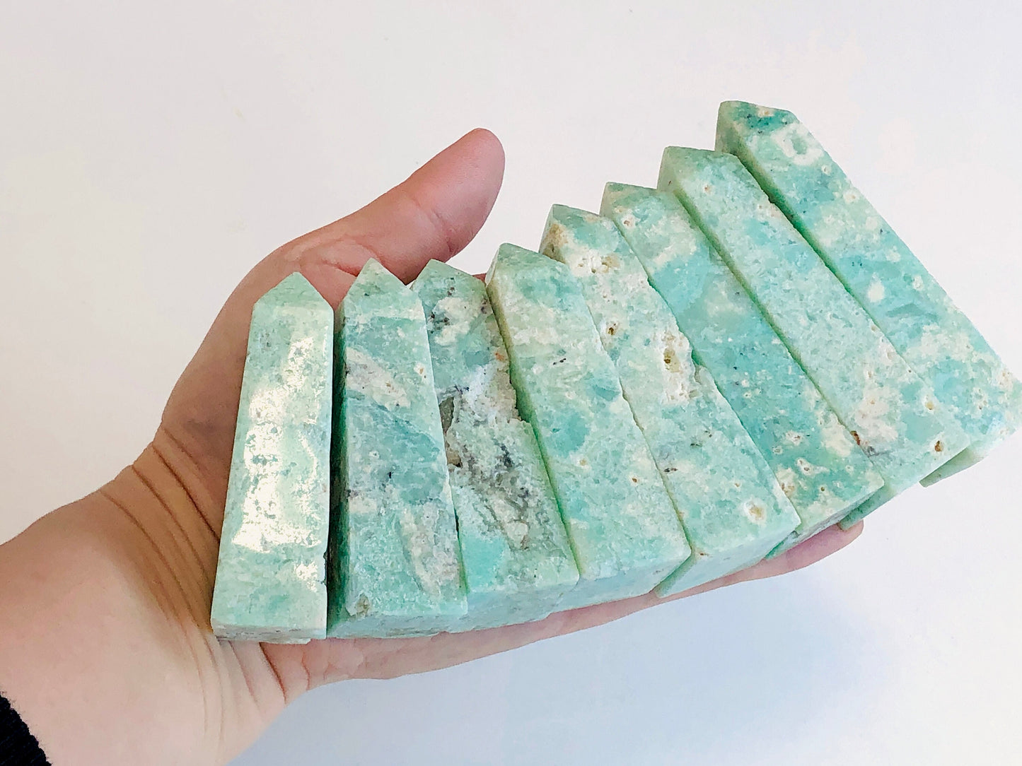 Rare Chrysoprase Towers