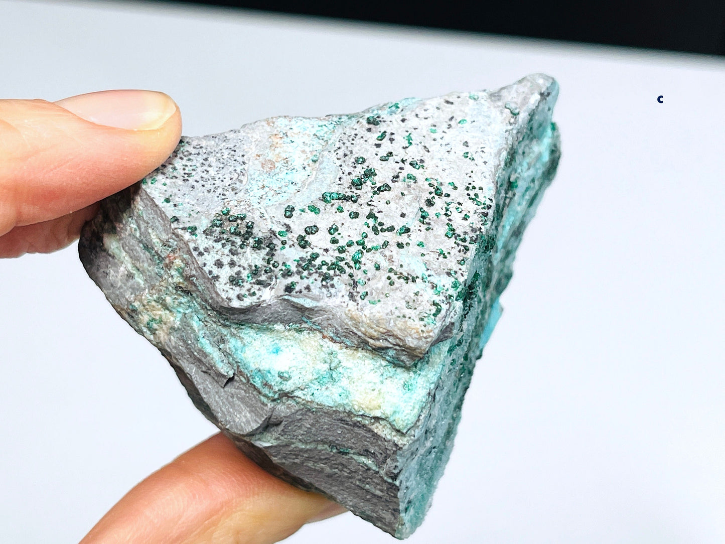 Chrysocolla with Malachite Mineral Specimen