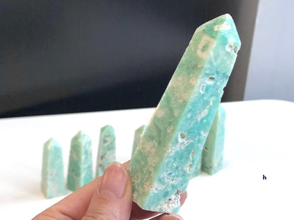 Rare Chrysoprase Towers