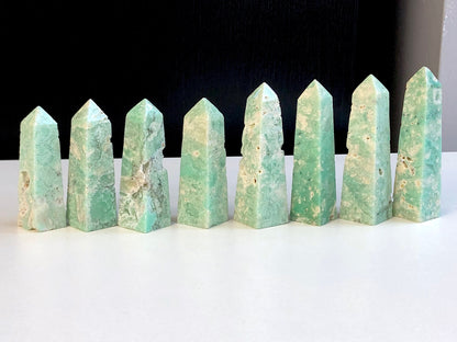 Rare Chrysoprase Towers