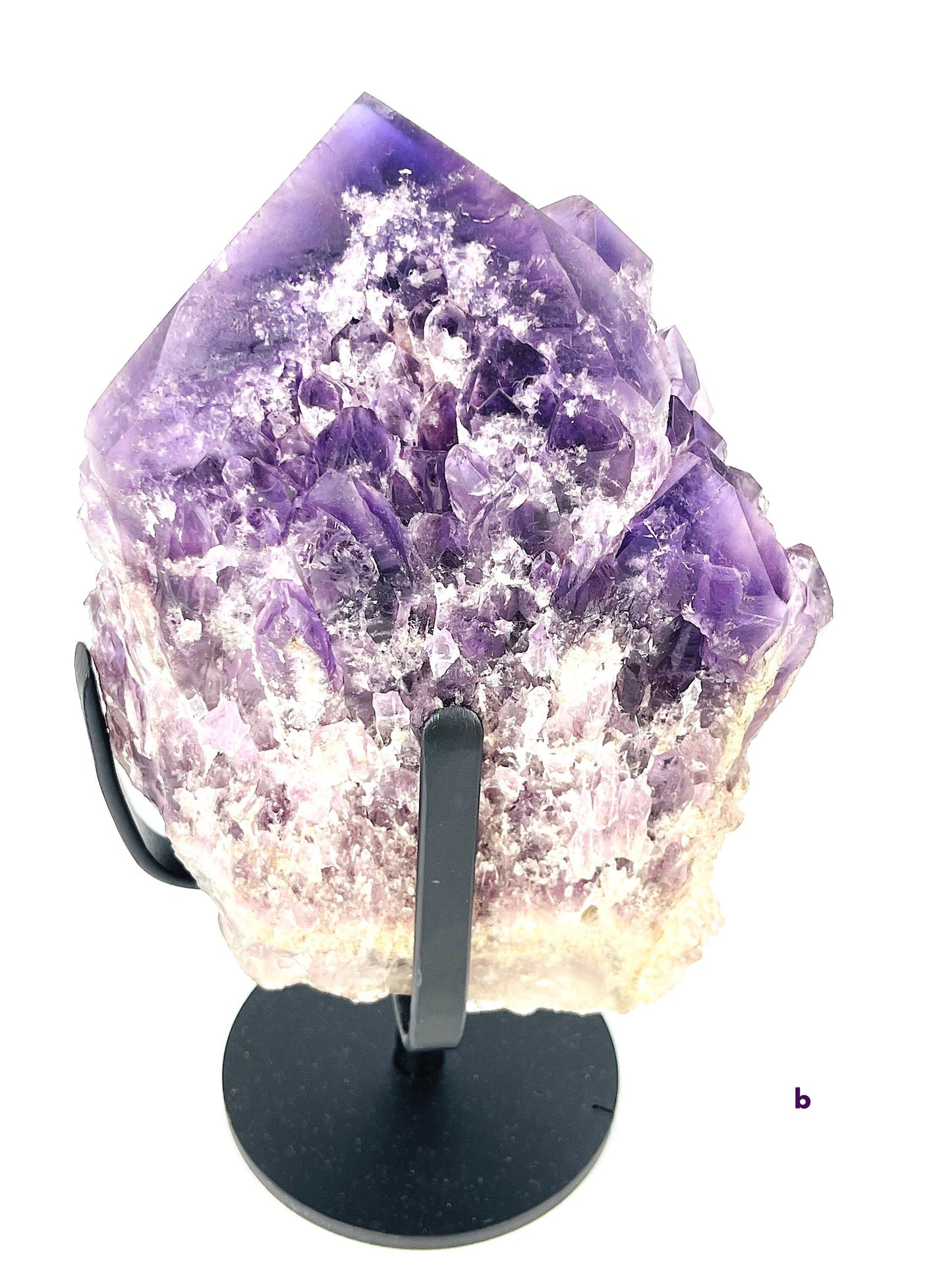 New! Elestial Amethyst, Large Elestial Amethyst Cluster on Stand, Elestial Amethyst Root, Special Amethyst Clusters, Crystal Gift