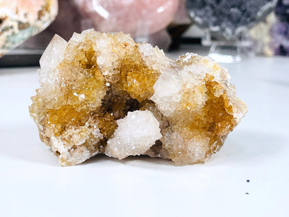 Spirit Quartz Cluster, spirit amethyst, fairy quartz, spirit quartz point, smokey spirit quartz, citrine spirit quartz