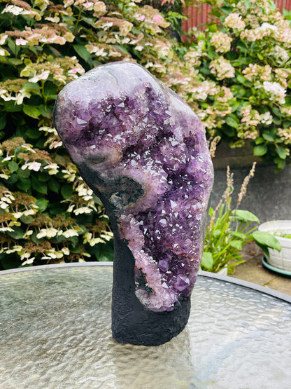 Amethyst Cathedral, 11kg Amethyst Cut base