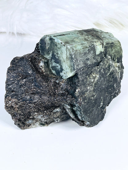 1270g Natural Emerald in Matrix