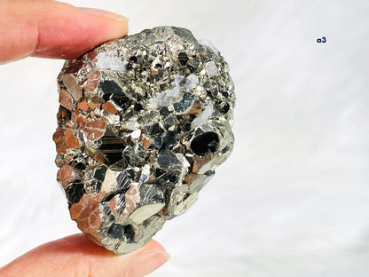 Sparkling  Peruvian Pyrite Specimen, Pyrite Crystal, Natural Peruvian Pyrite, Abundance , Protection Stone, Fool's Gold