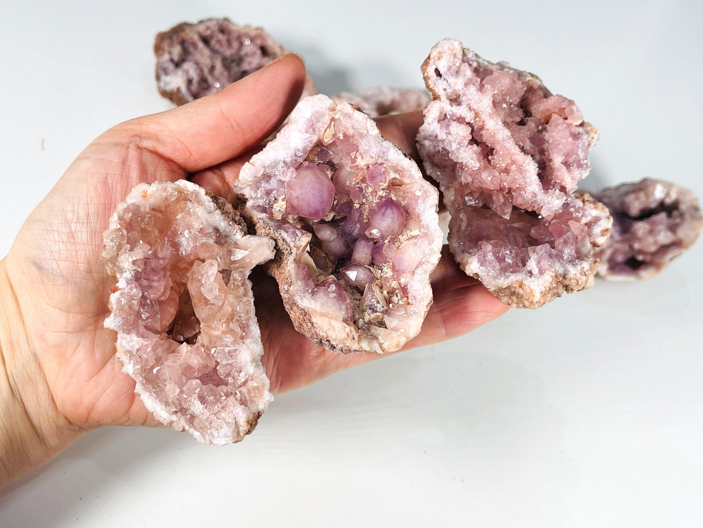 Pink Amethyst, Amazing Pink Amethyst Geode from Argentina, XXL Pink Amethyst Geodes, Premium Pink Amethyst Geodes,  B18-2