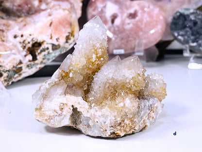 Spirit Quartz Cluster, spirit amethyst, fairy quartz, spirit quartz point, smokey spirit quartz, citrine spirit quartz