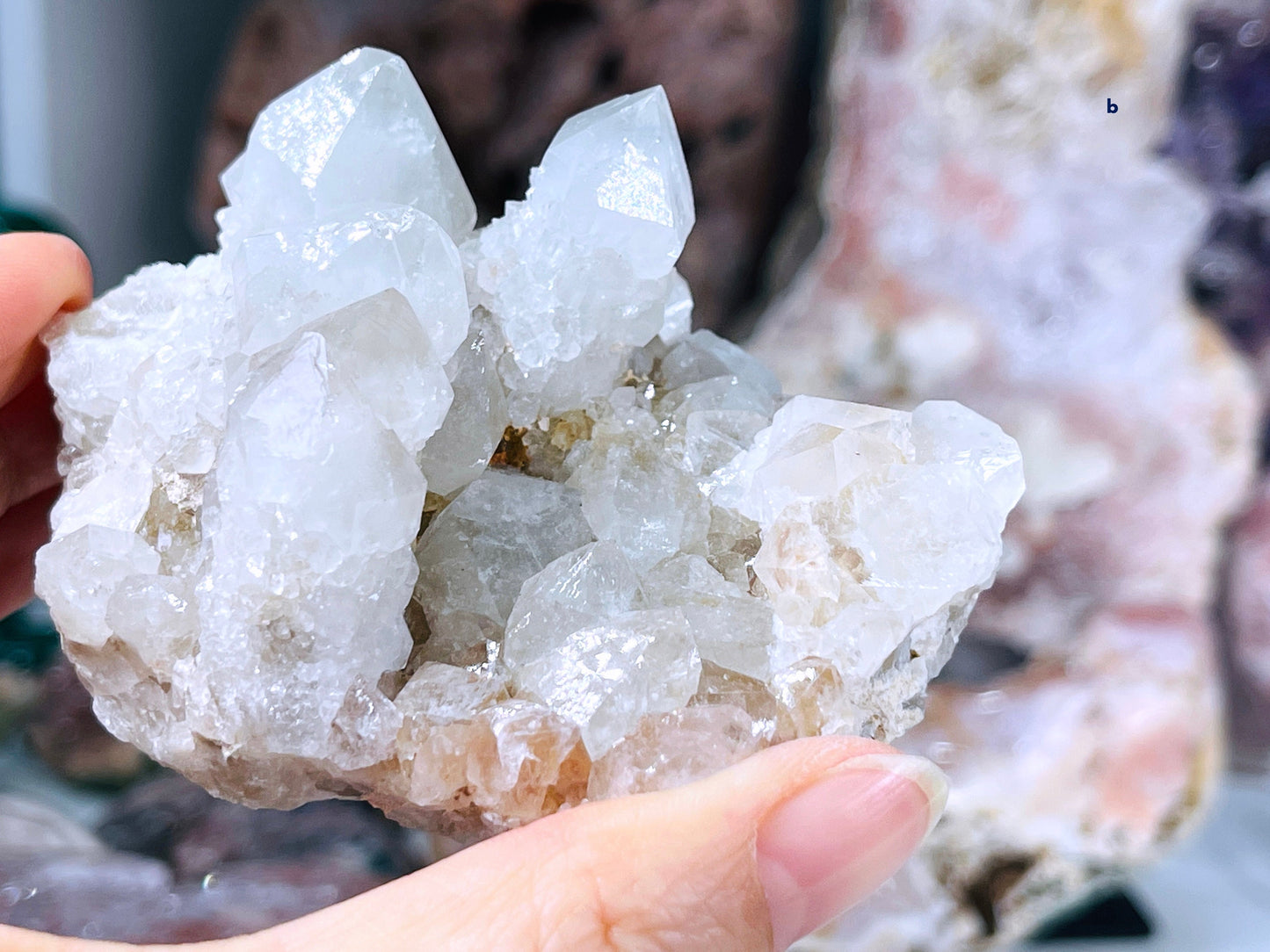 Spirit Quartz Cluster, spirit amethyst, fairy quartz, spirit quartz point, smokey spirit quartz, citrine spirit quartz