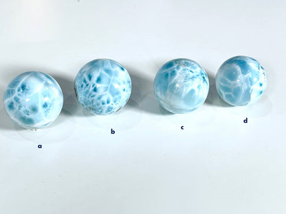 Larimar Sphere, AA Grade Natural Larimar Mini Spheres, Mini Larimar Ball Sphere, High Quality Larimar, Larimar Jewellery DIY, Crystal Gift