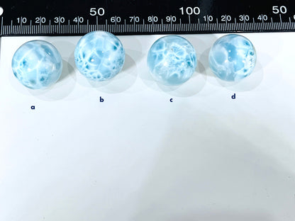 Larimar Sphere, AA Grade Natural Larimar Mini Spheres, Mini Larimar Ball Sphere, High Quality Larimar, Larimar Jewellery DIY, Crystal Gift